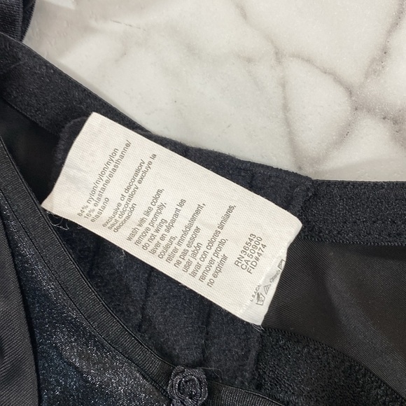 Olga Bra Womens 40DD‎ Black Cushioned Comfort Underwire Full Coverage - Picture 7 of 7